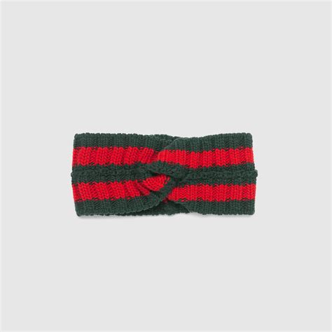 red bandana gucci|denim Gucci headband.